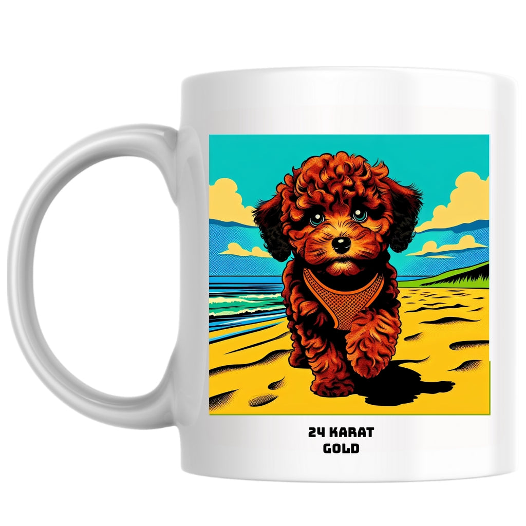 24 Karat Gold the Magnificent: Pop Art Coffee Mug