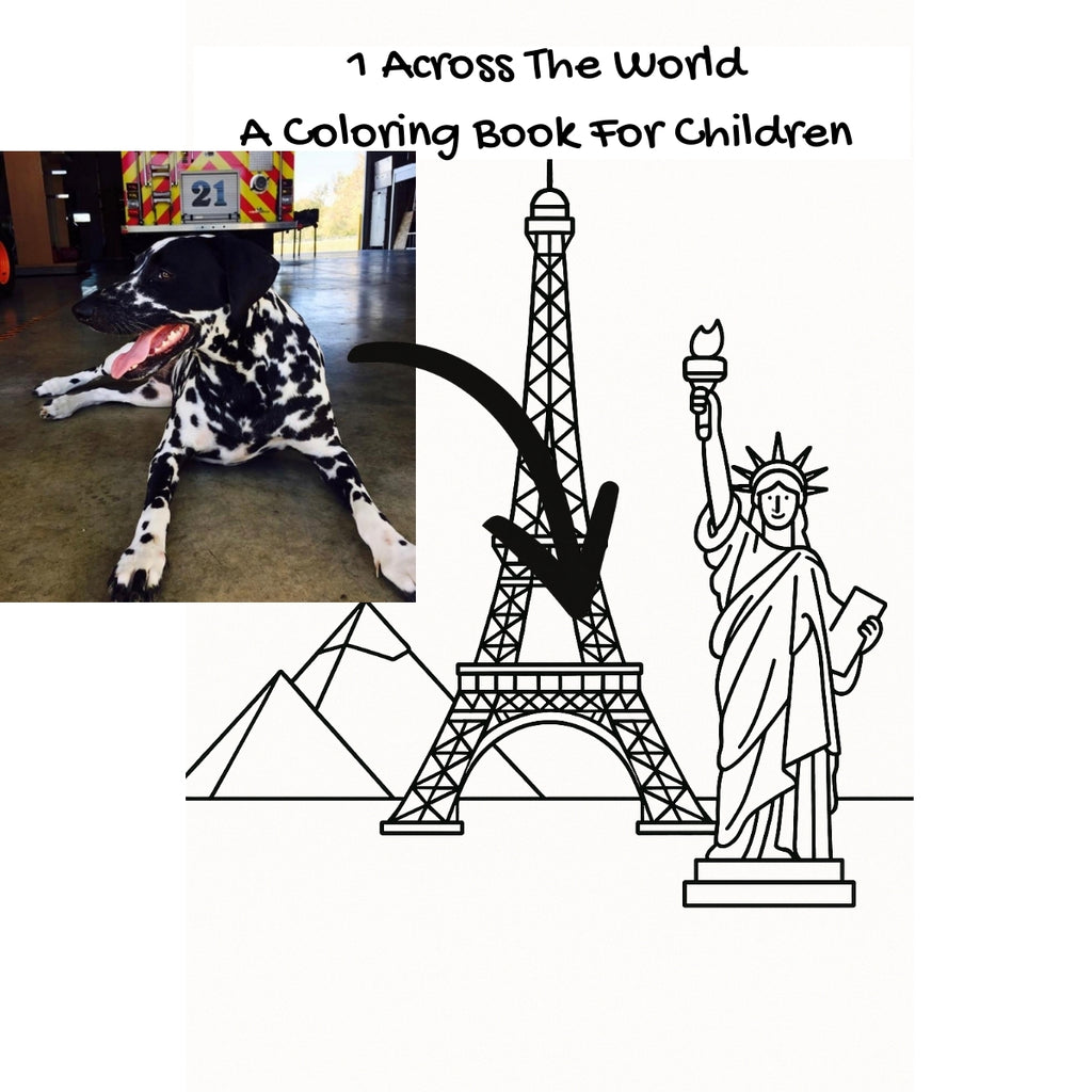 1 Across The World: A Coloring Book For Children