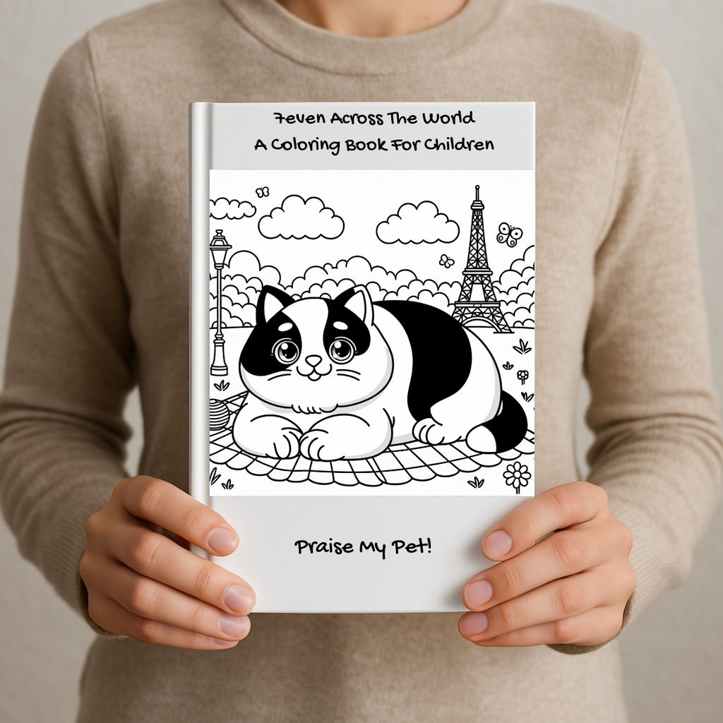 7even Across The World: A Coloring Book For Children