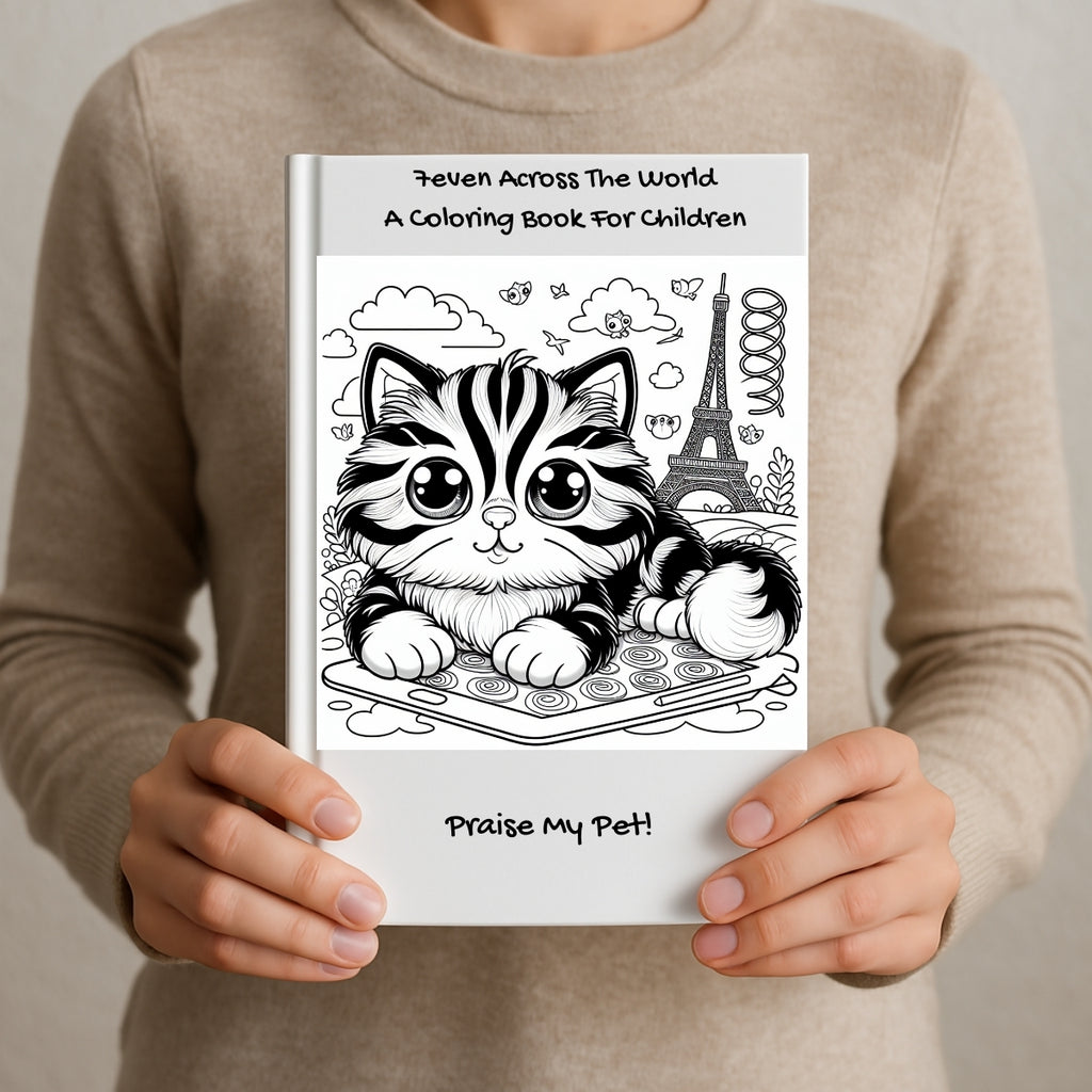7even Across The World: A Coloring Book For Children