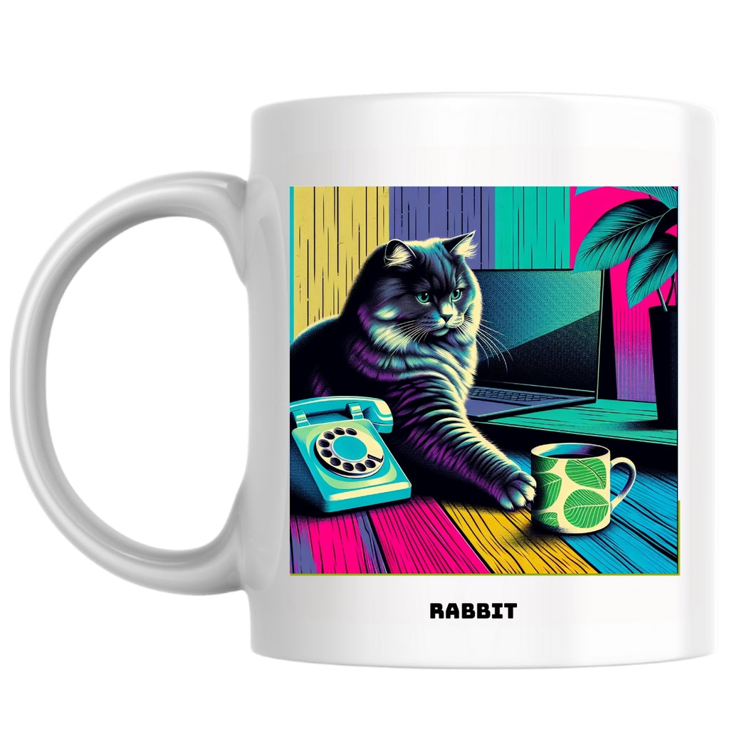 rabbit the Magnificent: Pop Art Coffee Mug