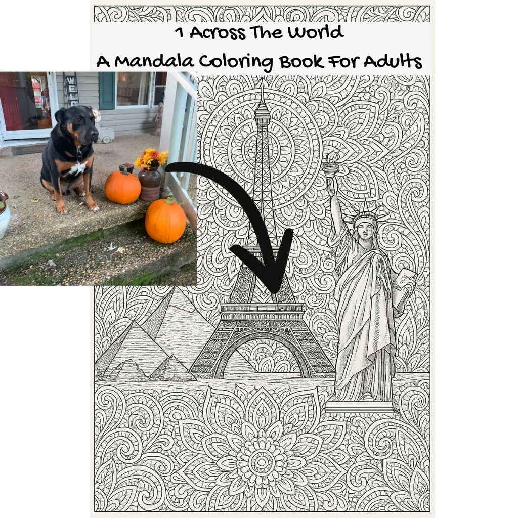1 Across The World: A Mandala Coloring Book For Adults