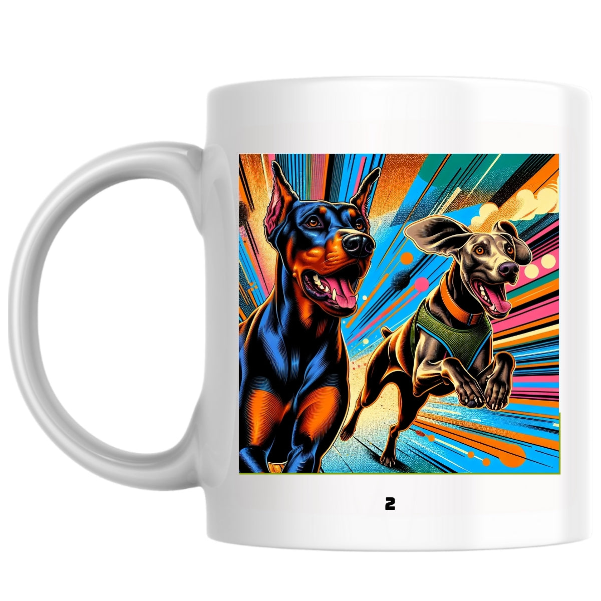 2 the Magnificent: Pop Art Coffee Mug