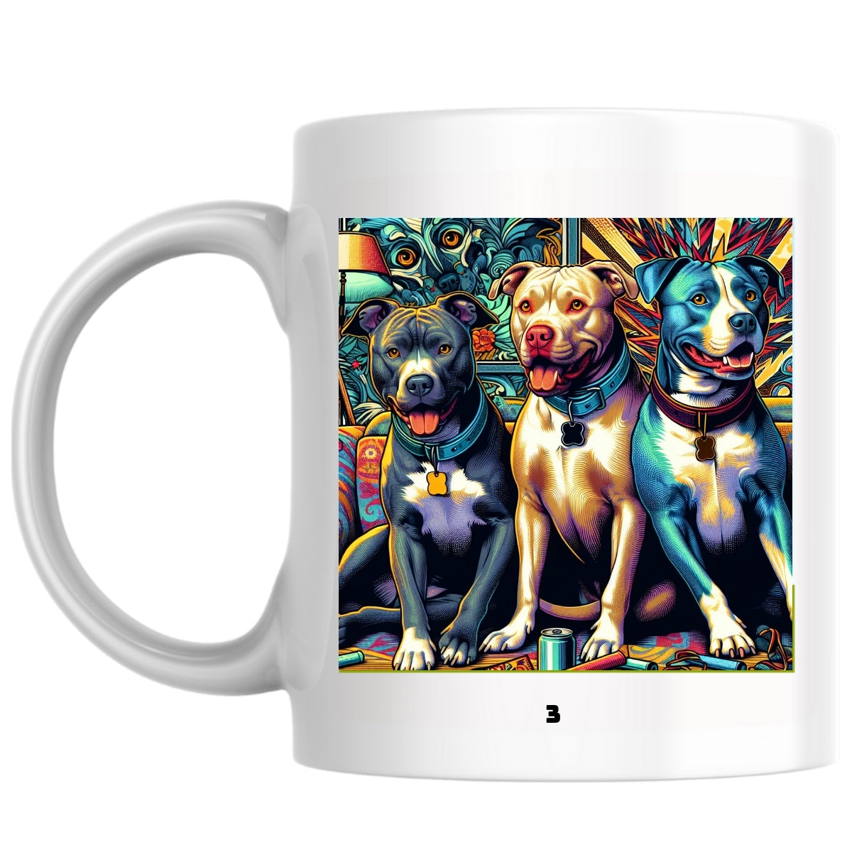 3 the Magnificent: Pop Art Coffee Mug