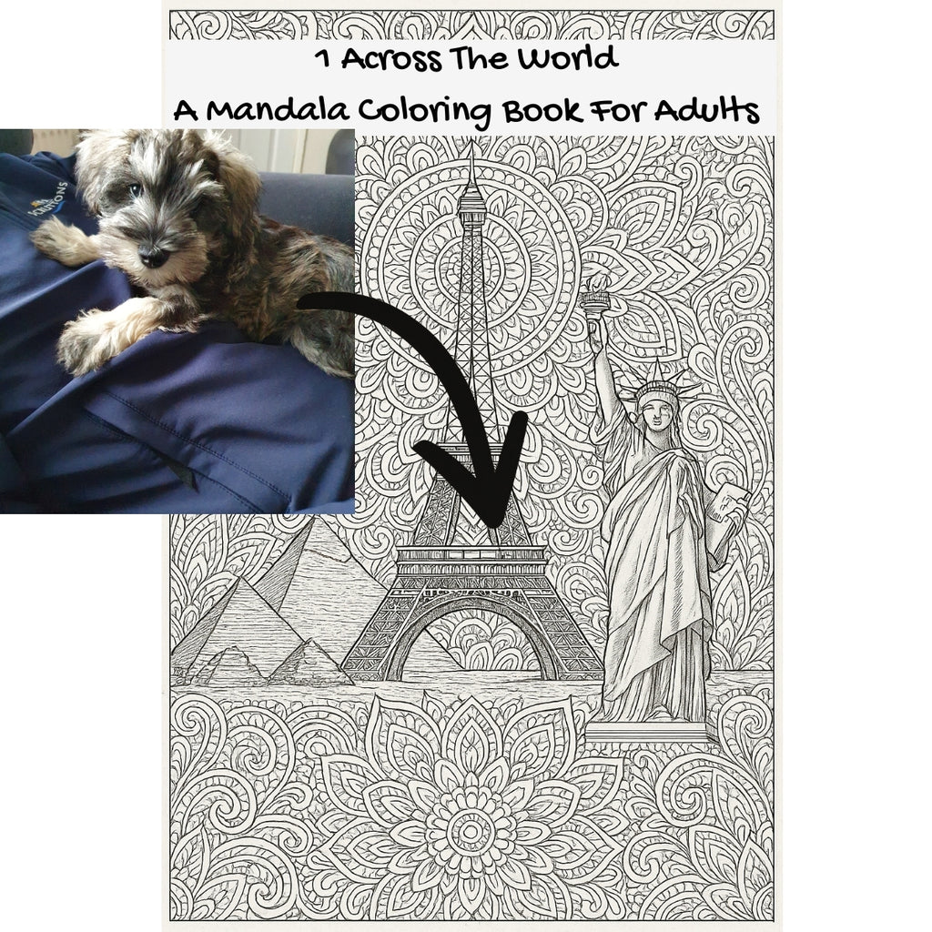 1 Across The World: A Mandala Coloring Book For Adults
