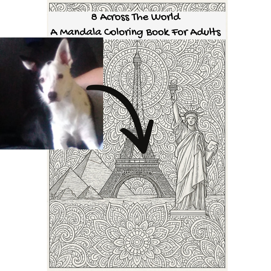 8 Across The World: A Mandala Coloring Book For Adults