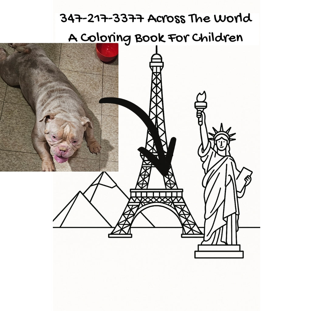 347-217-3377 Across The World: A Coloring Book For Children