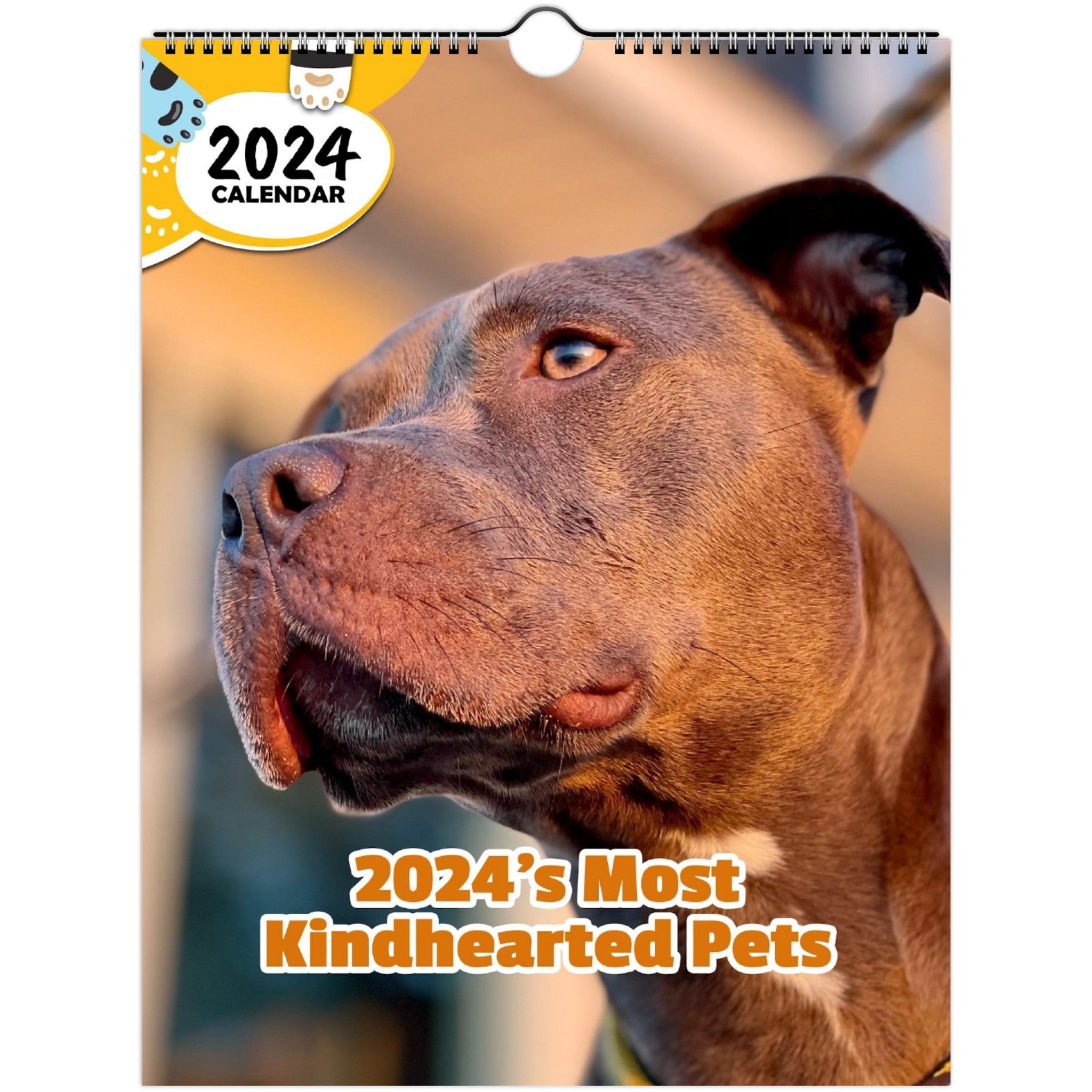 2024's Most Kindhearted Pets: 2024 Wall Calendar (Published)