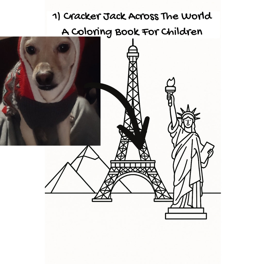 1) Cracker Jack Across The World: A Coloring Book For Children