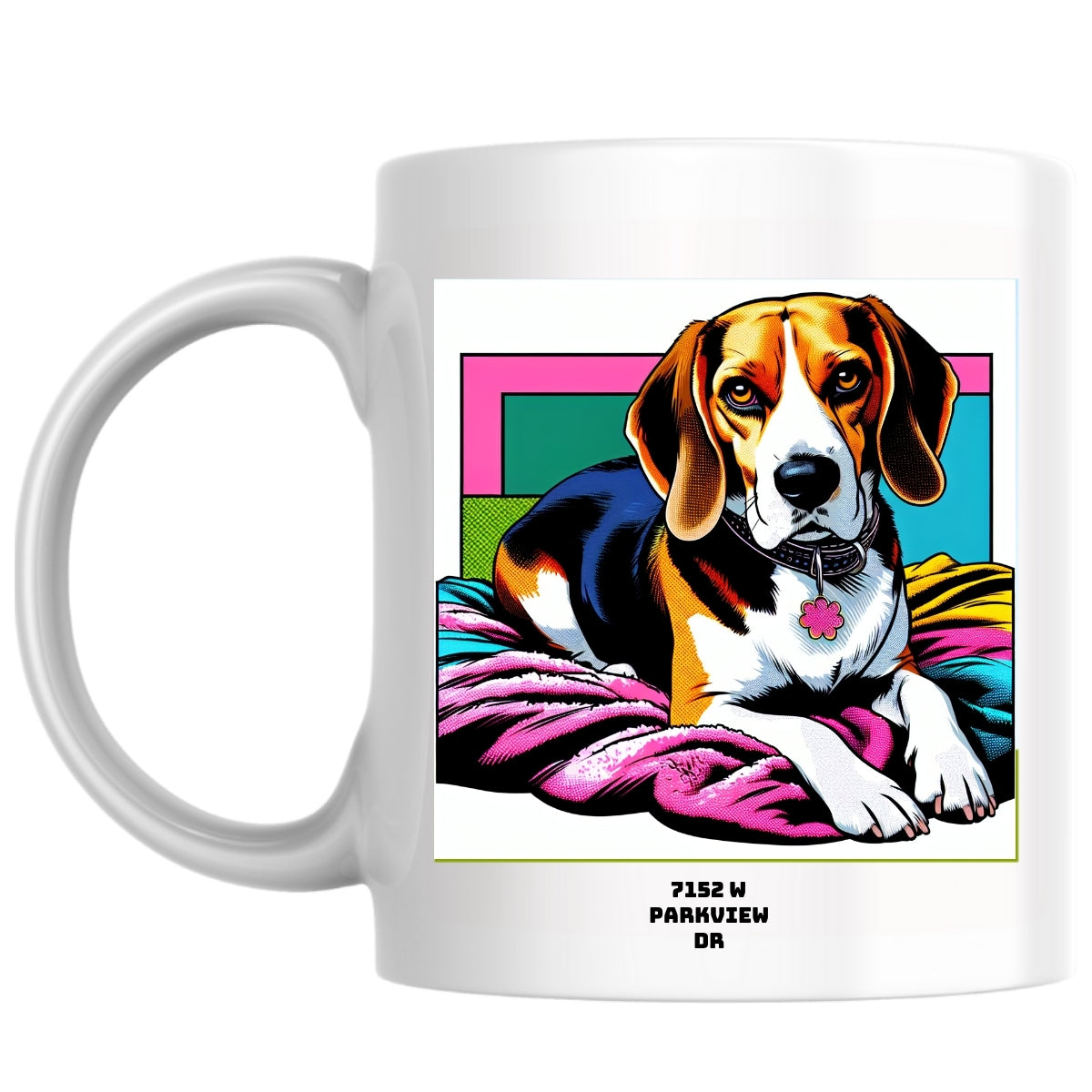 7152 W Parkview Dr the Magnificent: Pop Art Coffee Mug