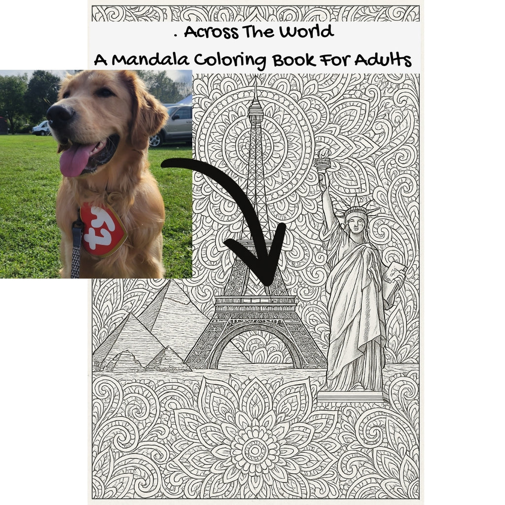 . Across The World: A Mandala Coloring Book For Adults