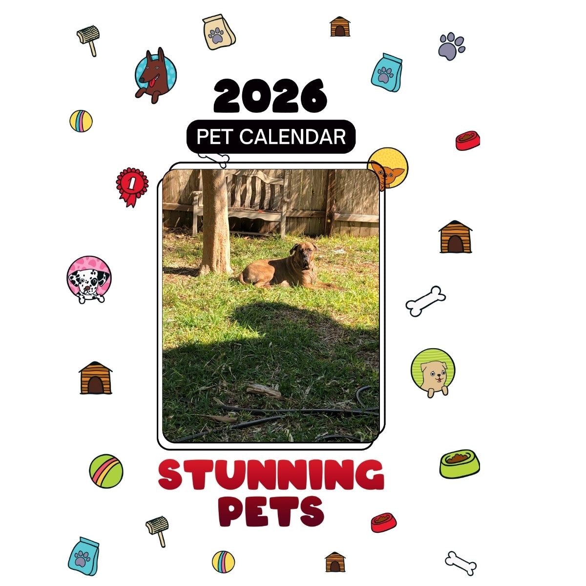 Mia The Mastiff Headlines Stunning Pets: A 2026 Pet Calendar