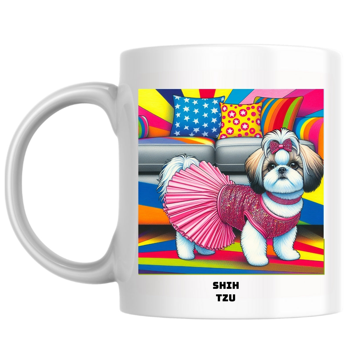Shih tzu the Magnificent: Pop Art Coffee Mug