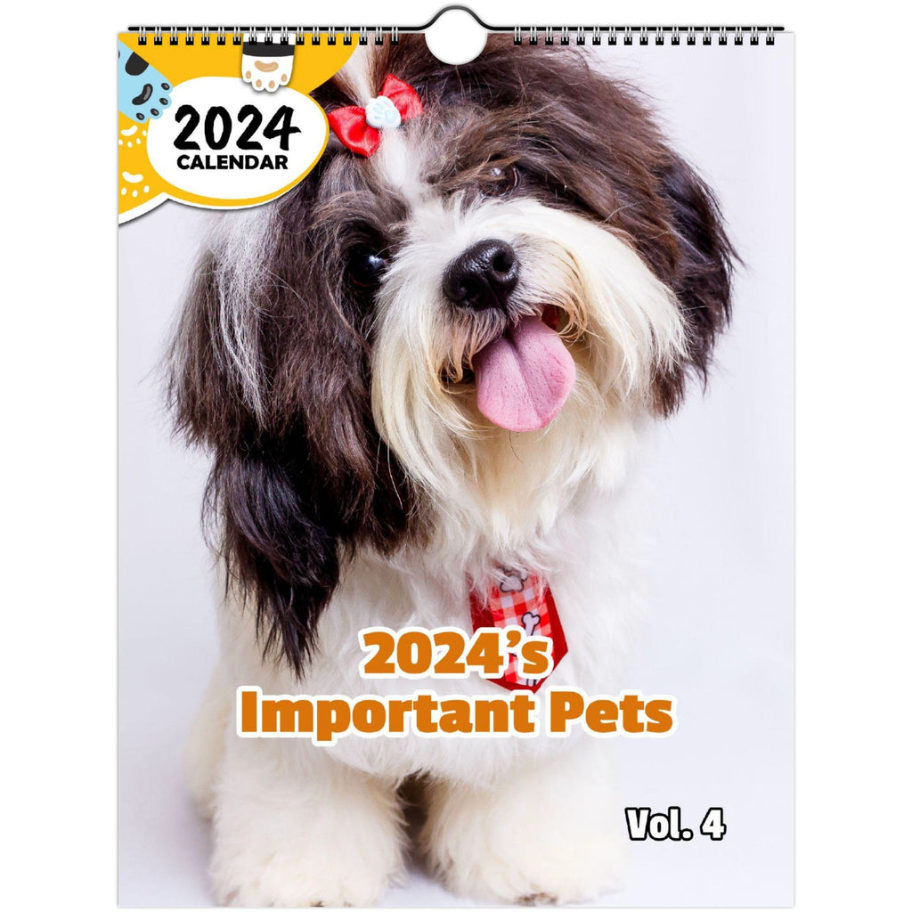 2024's Important Pets Volume Four: 2024 Wall Calendar (Published)