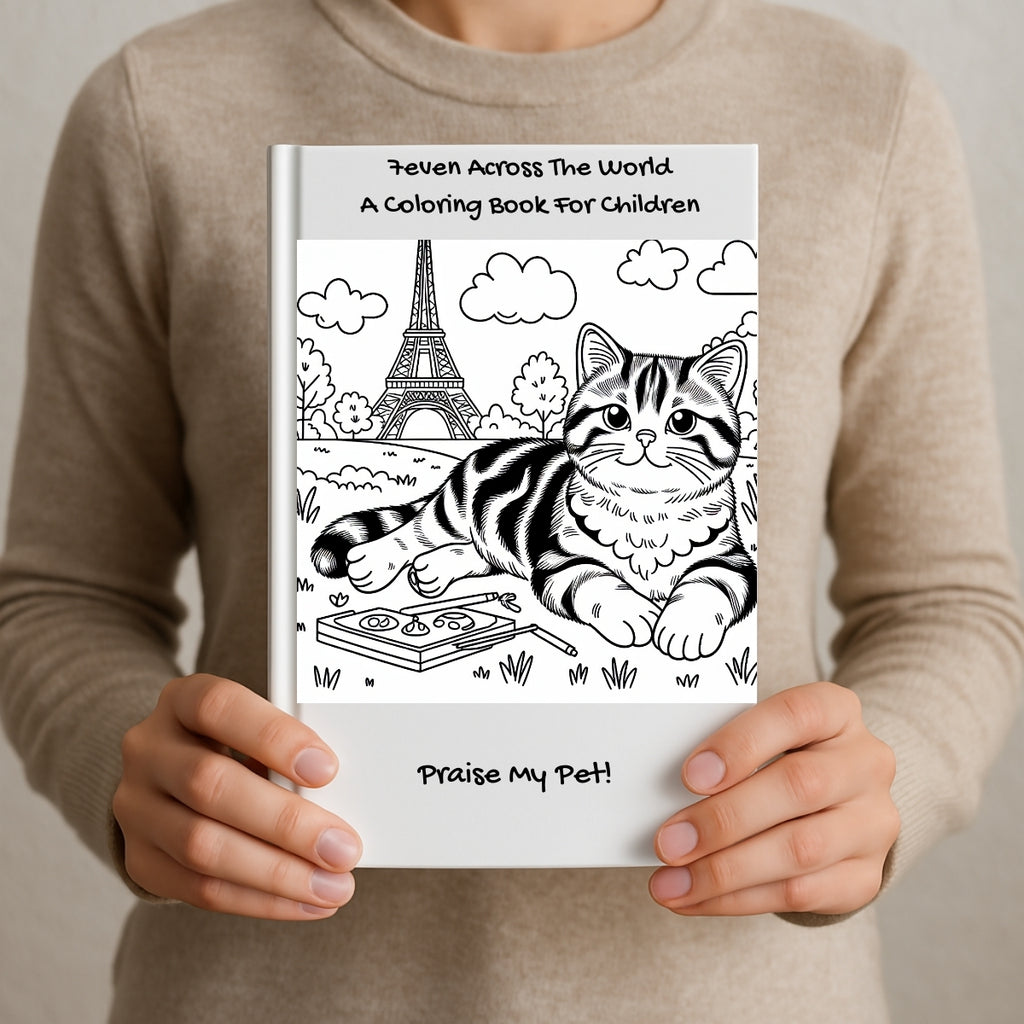 7even Across The World: A Coloring Book For Children