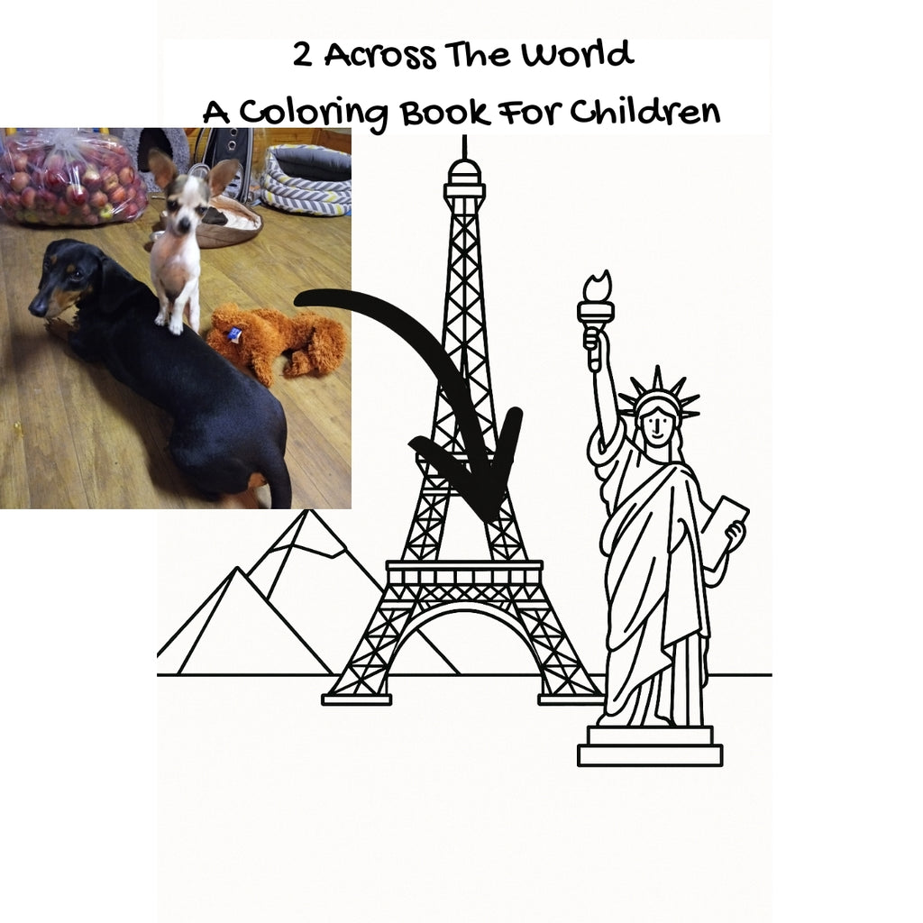2 Across The World: A Coloring Book For Children