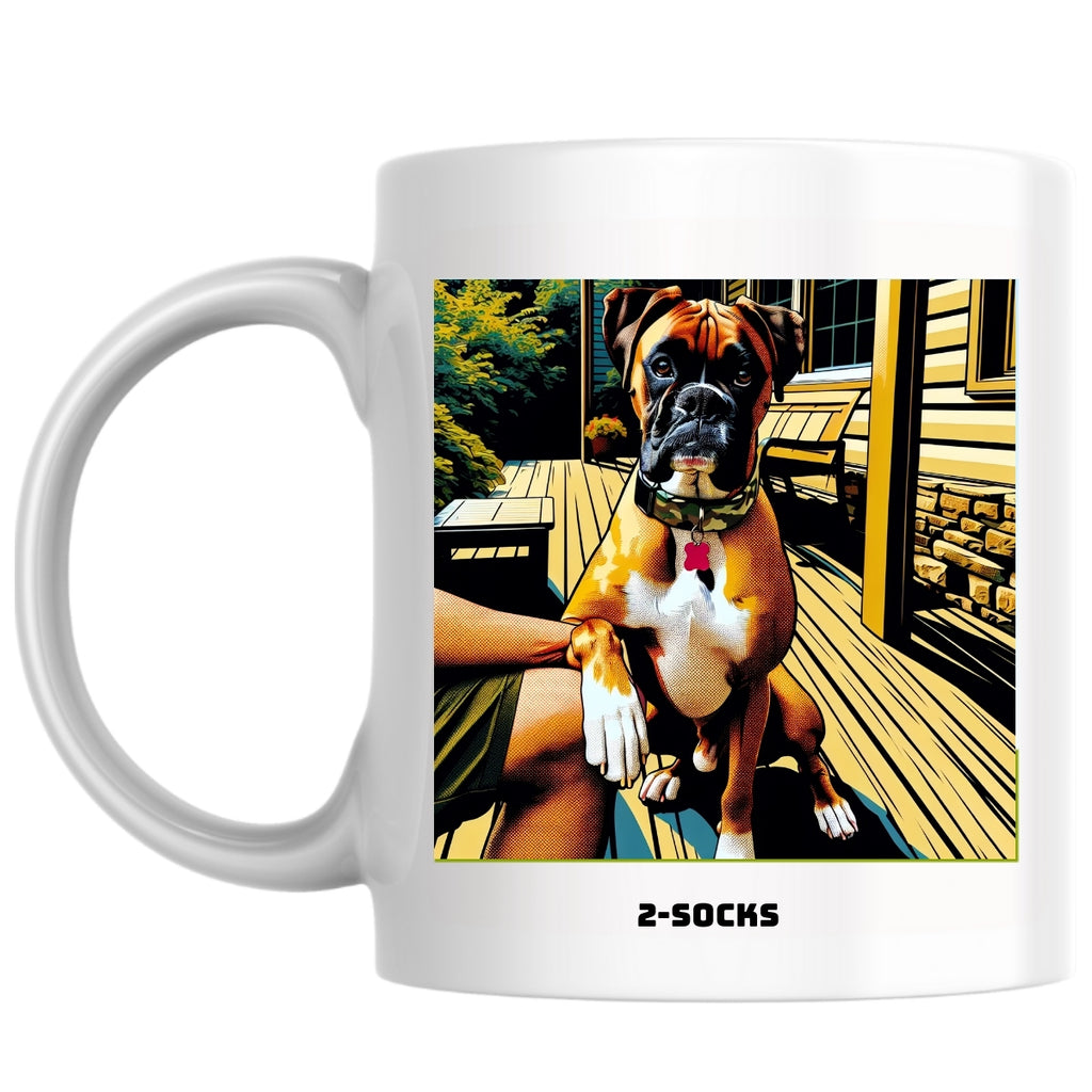 2-socks the Magnificent: Pop Art Coffee Mug