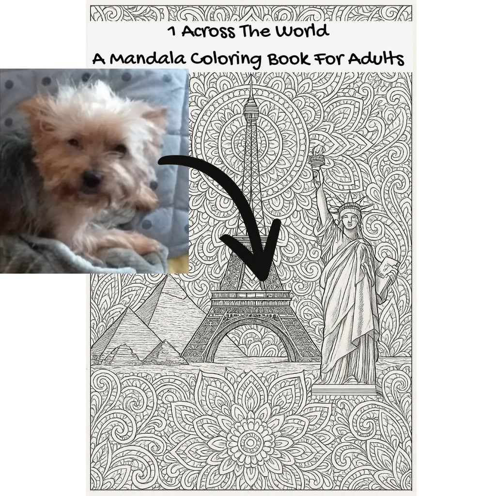 1 Across The World: A Mandala Coloring Book For Adults