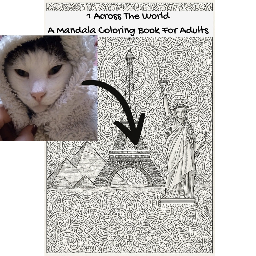 1 Across The World: A Mandala Coloring Book For Adults