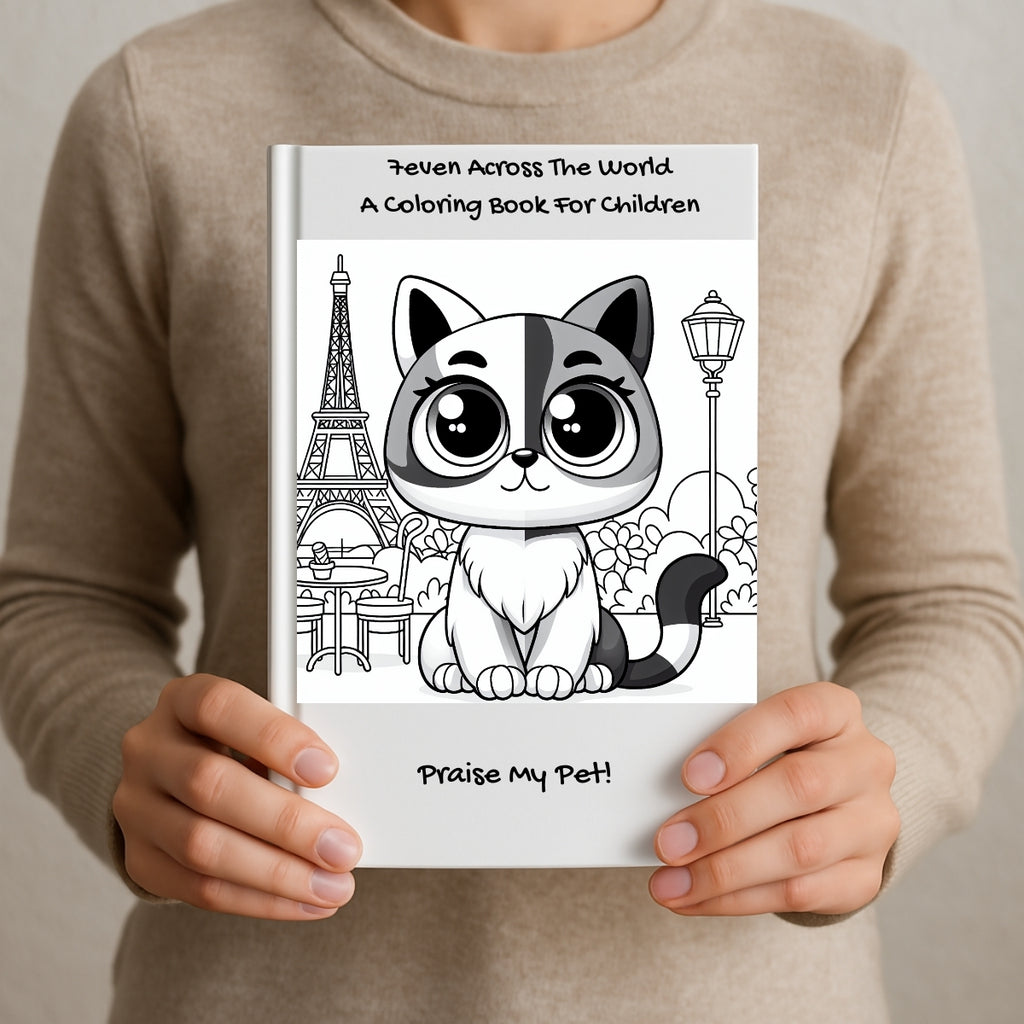 7even Across The World: A Coloring Book For Children