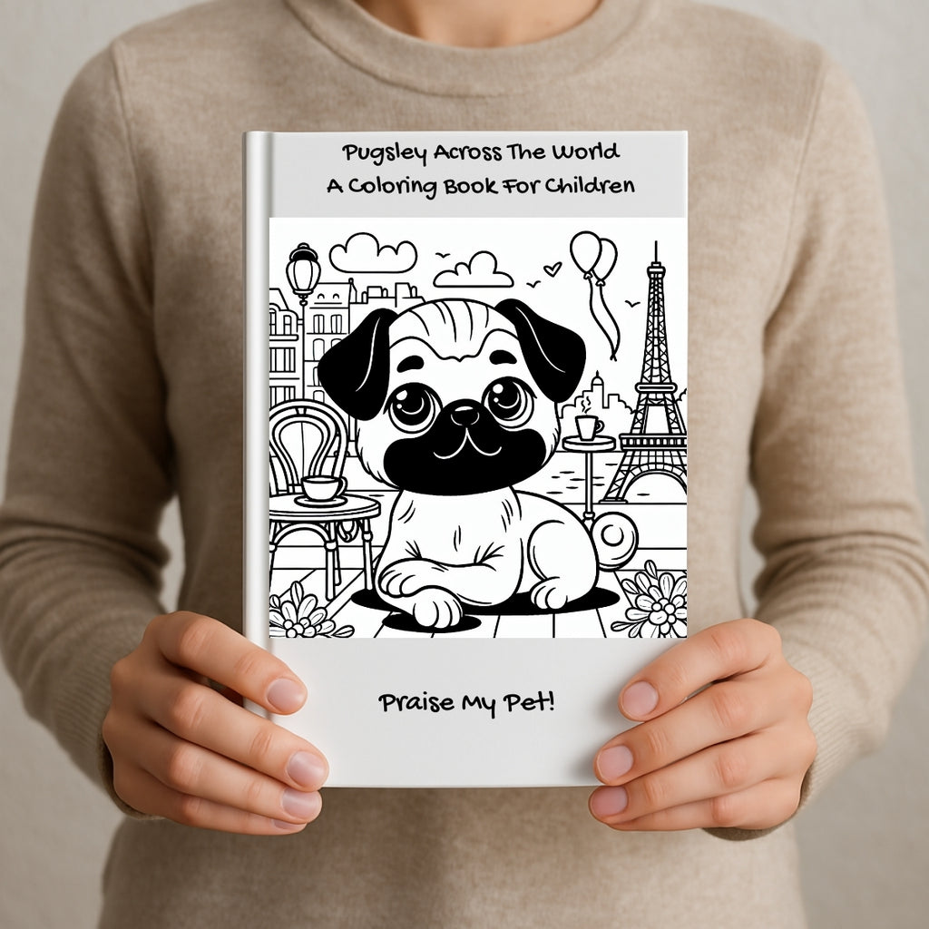 Pugsley Across The World: A Coloring Book For Children