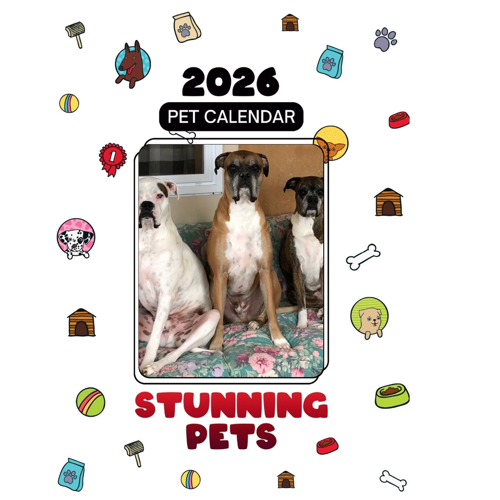 3 Headlines Stunning Pets: A 2026 Pet Calendar