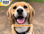 Amazing Pets Volume Eight: 2024 Wall Calendar (Published)