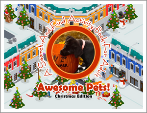 Awesome Pets: Christmas Edition (A Search-And-Find Activity Book For All Ages) (Pre-Order)