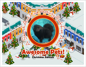 Awesome Pets: Christmas Edition (A Search-And-Find Activity Book For All Ages) (Pre-Order)