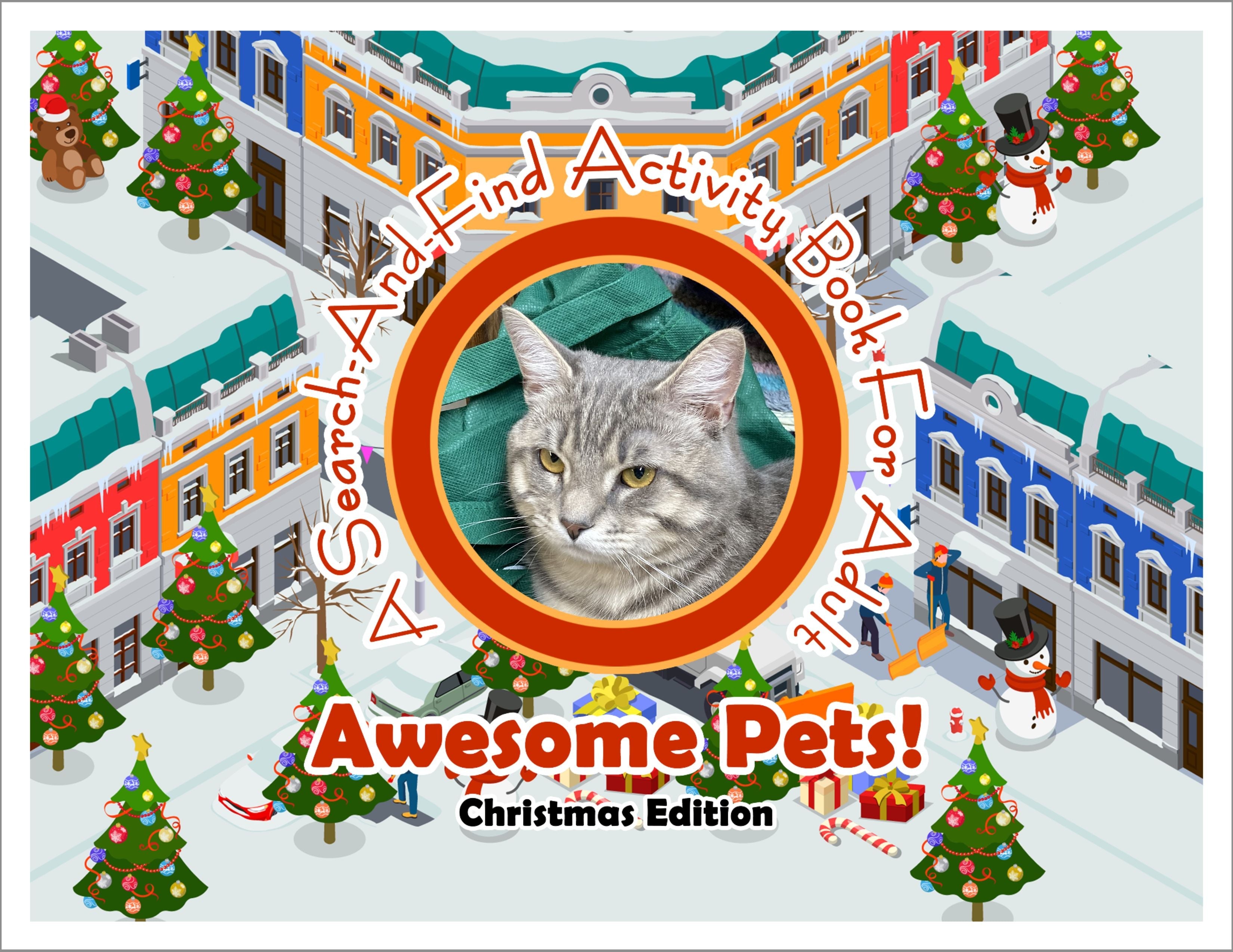 Awesome Pets: Christmas Edition (A Search-And-Find Activity Book For All Ages) (Pre-Order)