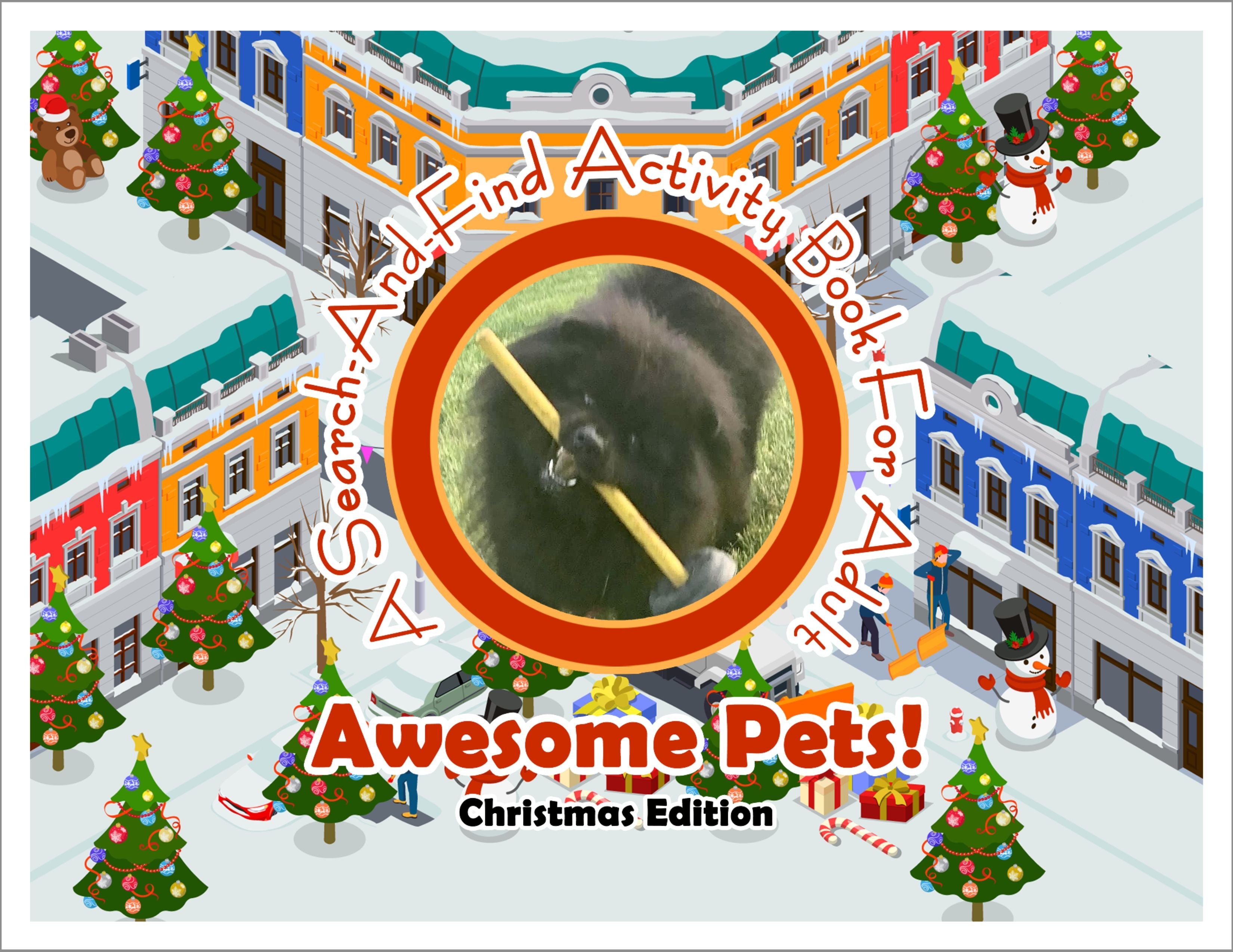 Awesome Pets: Christmas Edition (A Search-And-Find Activity Book For All Ages) (Pre-Order)