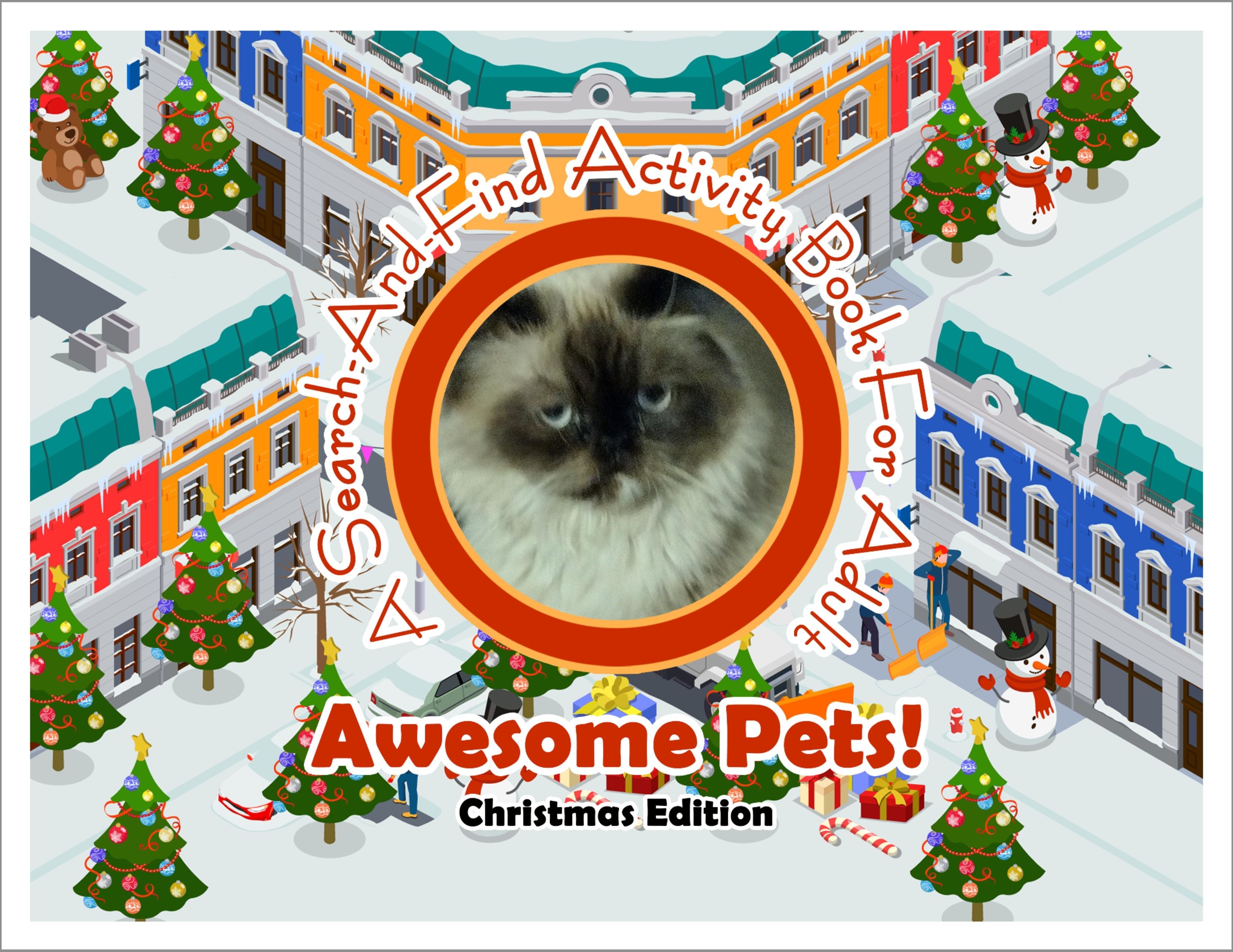 Awesome Pets: Christmas Edition (A Search-And-Find Activity Book For All Ages) (Pre-Order)