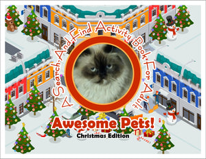 Awesome Pets: Christmas Edition (A Search-And-Find Activity Book For All Ages) (Pre-Order)