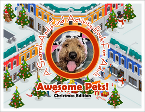 Awesome Pets: Christmas Edition (A Search-And-Find Activity Book For All Ages) (Pre-Order)