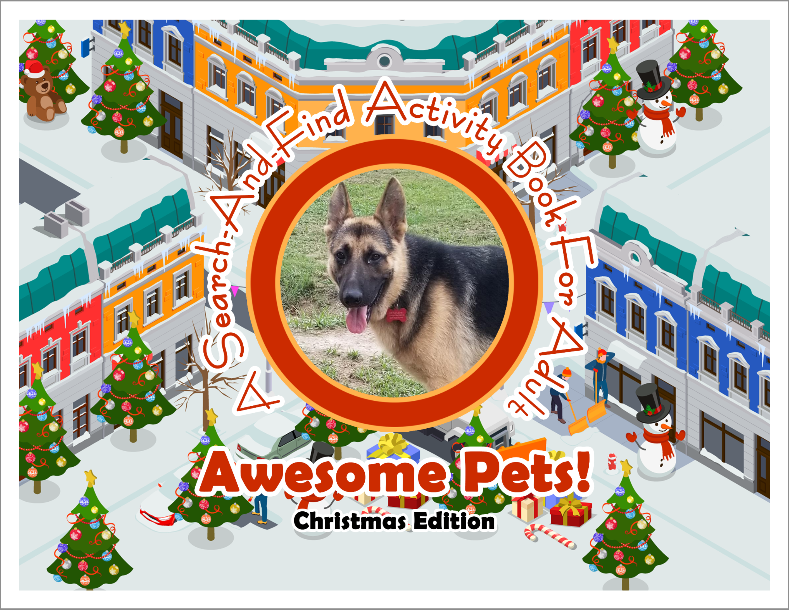 Awesome Pets: Christmas Edition (A Search-And-Find Activity Book For All Ages) (Pre-Order)
