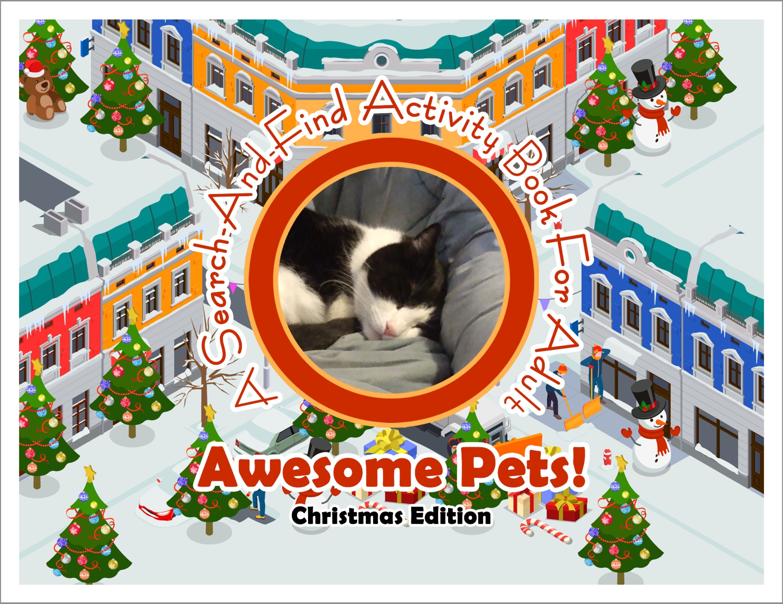 Awesome Pets: Christmas Edition (A Search-And-Find Activity Book For All Ages) (Pre-Order)