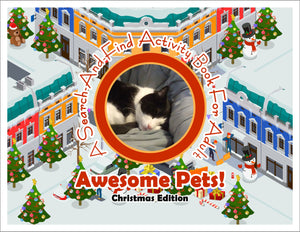 Awesome Pets: Christmas Edition (A Search-And-Find Activity Book For All Ages) (Pre-Order)