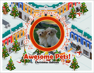 Awesome Pets: Christmas Edition (A Search-And-Find Activity Book For All Ages) (Pre-Order)