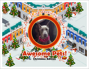 Awesome Pets: Christmas Edition (A Search-And-Find Activity Book For All Ages) (Pre-Order)