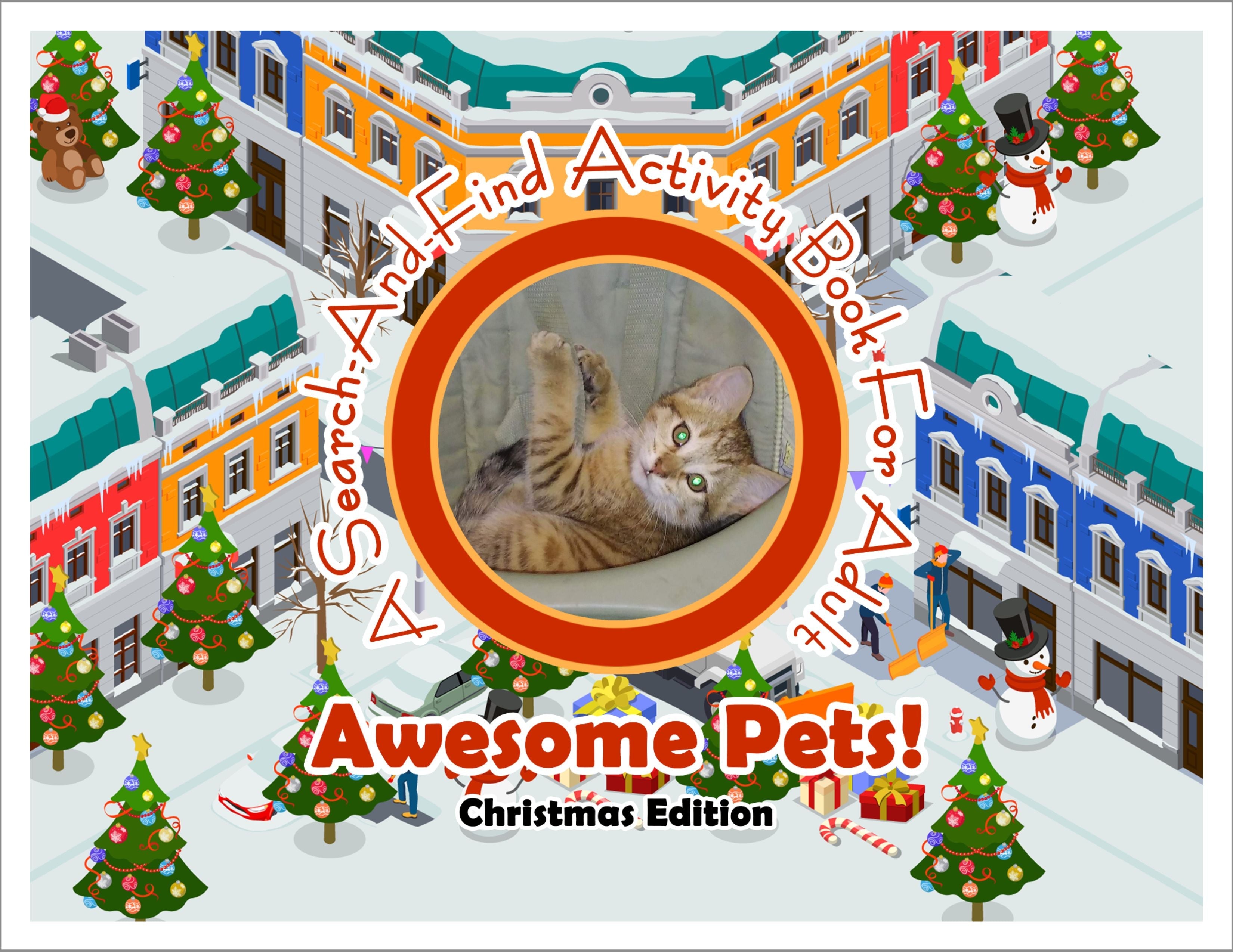 Awesome Pets: Christmas Edition (A Search-And-Find Activity Book For All Ages) (Pre-Order)