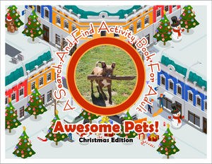 Awesome Pets: Christmas Edition (A Search-And-Find Activity Book For All Ages) (Pre-Order)