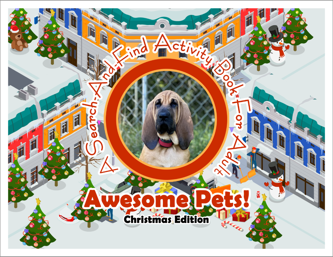 Awesome Pets: Christmas Edition (A Search-And-Find Activity Book For All Ages) (Pre-Order)