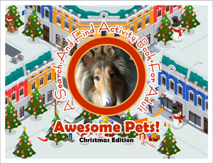 Awesome Pets: Christmas Edition (A Search-And-Find Activity Book For All Ages) (Pre-Order)