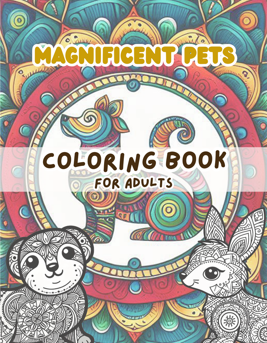 Magnificent Pets: Adult’s Coloring Book (Pre-Order)