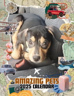 Amazing Pets: 2025 Wall Calendar (Pre-Order)