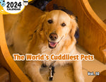 The World's Cuddliest Pets Volume Ten: 2024 Wall Calendar (Published)