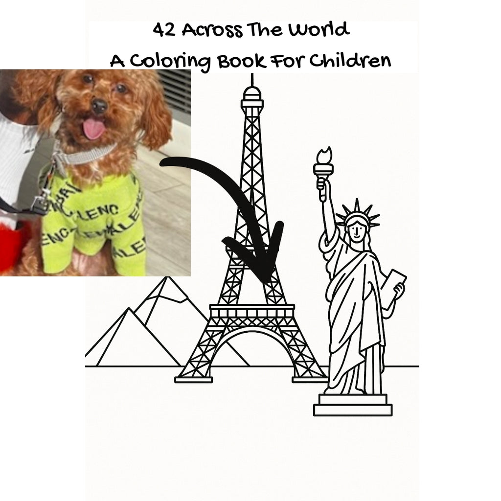 42 Across The World: A Coloring Book For Children