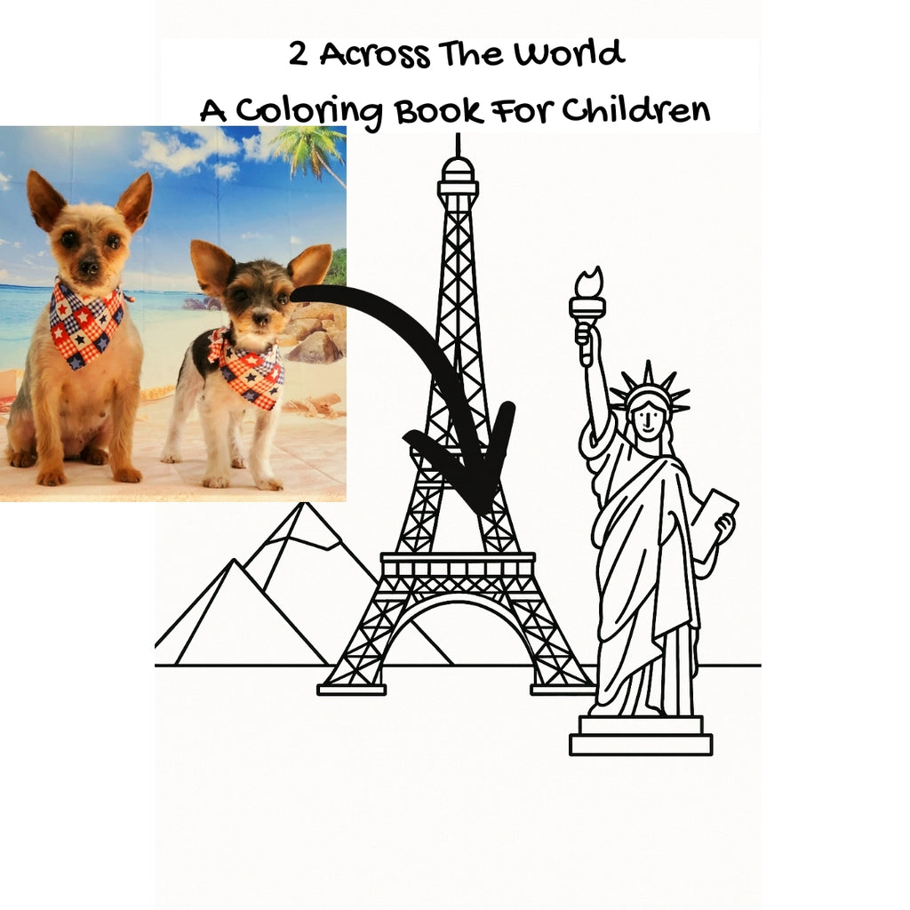 2 Across The World: A Coloring Book For Children