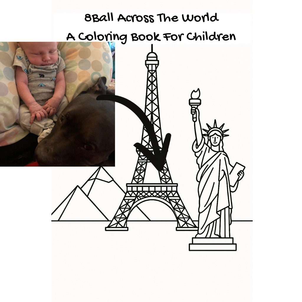 8Ball Across The World: A Coloring Book For Children