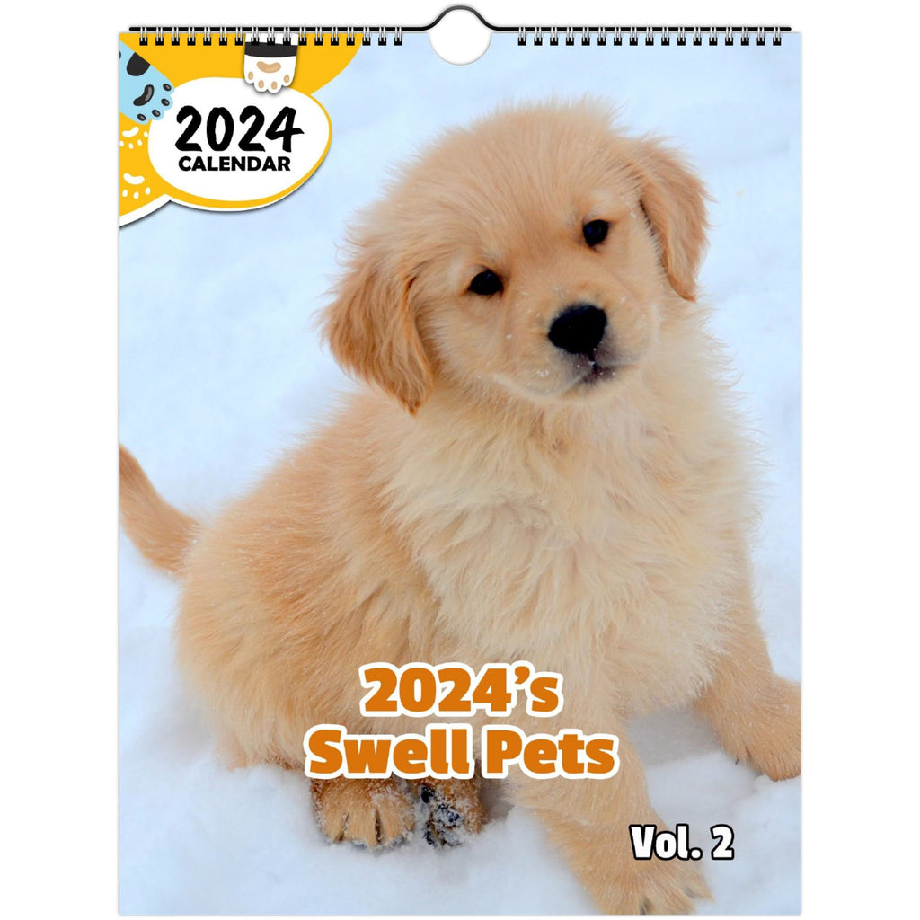2024's Swell Pets Volume Two: 2024 Wall Calendar (Published)